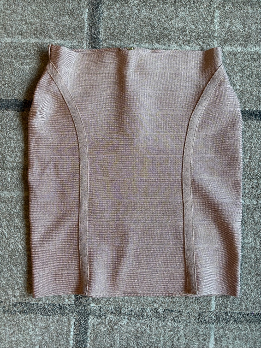 Guess Bandage Ottoman Stitch Mirage Skirt Rugby Tan Size Medium